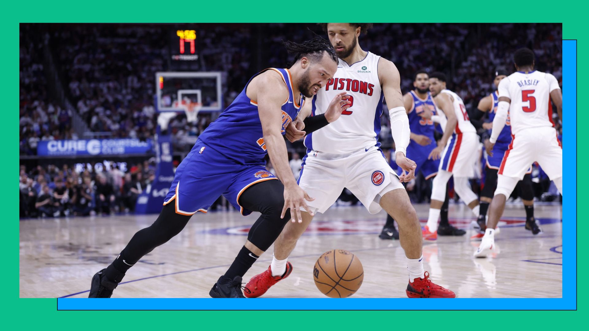 Jalen Brunson's Clutch Three-Pointer Lifts Knicks Over Pistons in Playoff Thriller