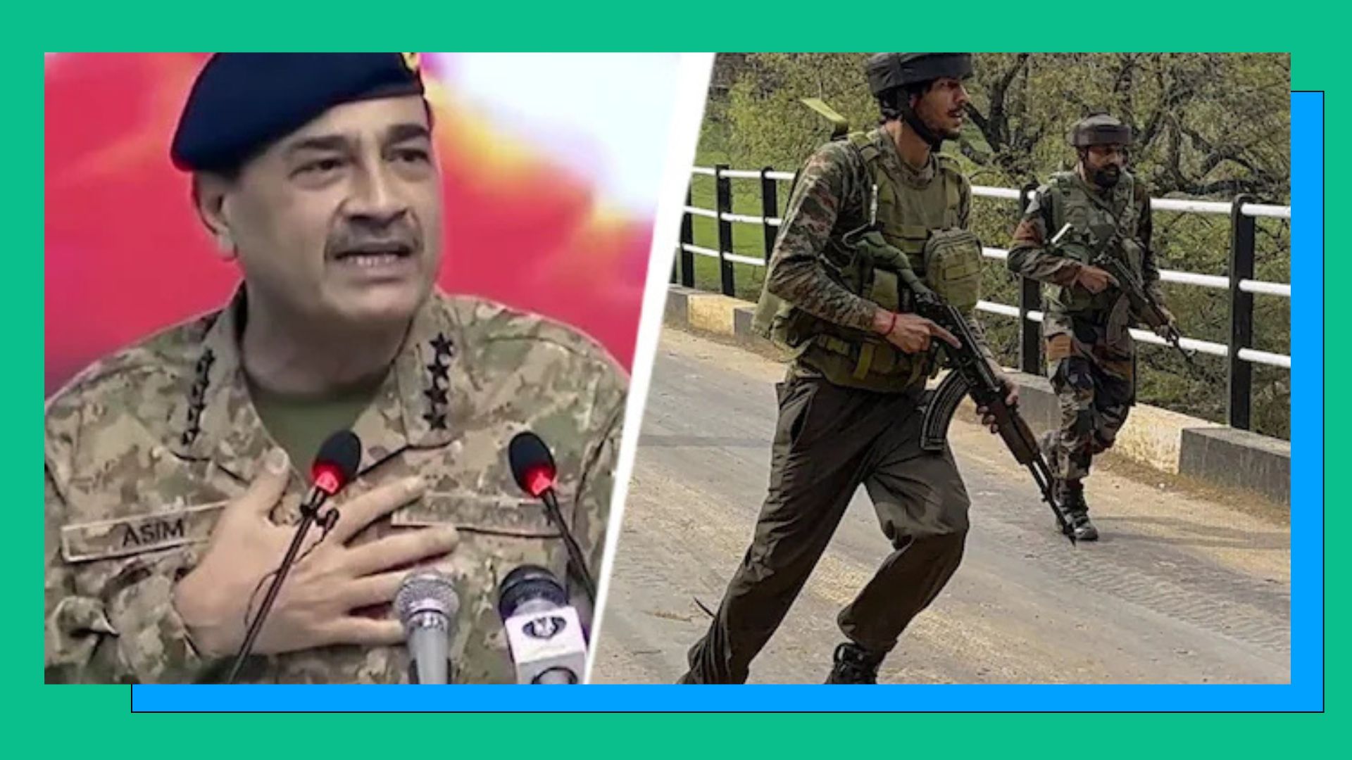 Pakistan Army Chief's Kashmir Remarks Spark Outrage in India